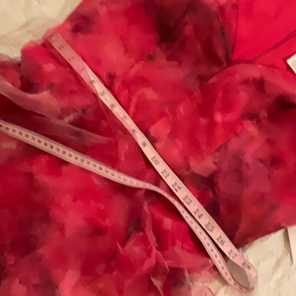 RENE BY RENE RUIZ NECK FLORAL ORGANZA PRINTED GOWN pink multi - Picture 12 of 16